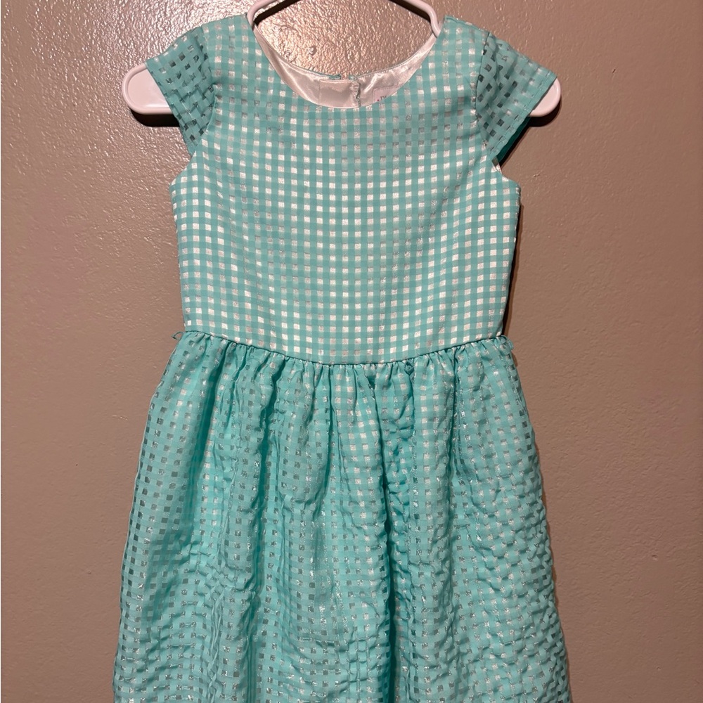 Girls' Children’s‎ Place Size 10 Mint Gingham Lined Party Dress